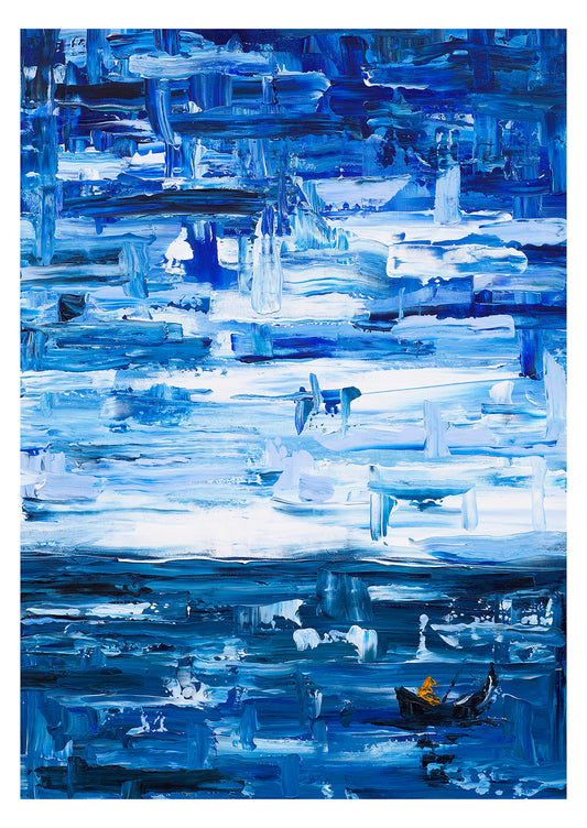 'Adrift in Azure' Fine Art Print