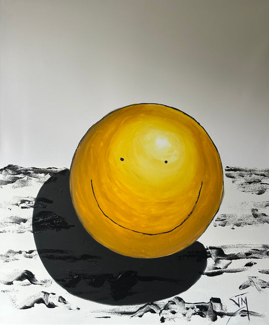 'Smiley has Landed' Fine art Print